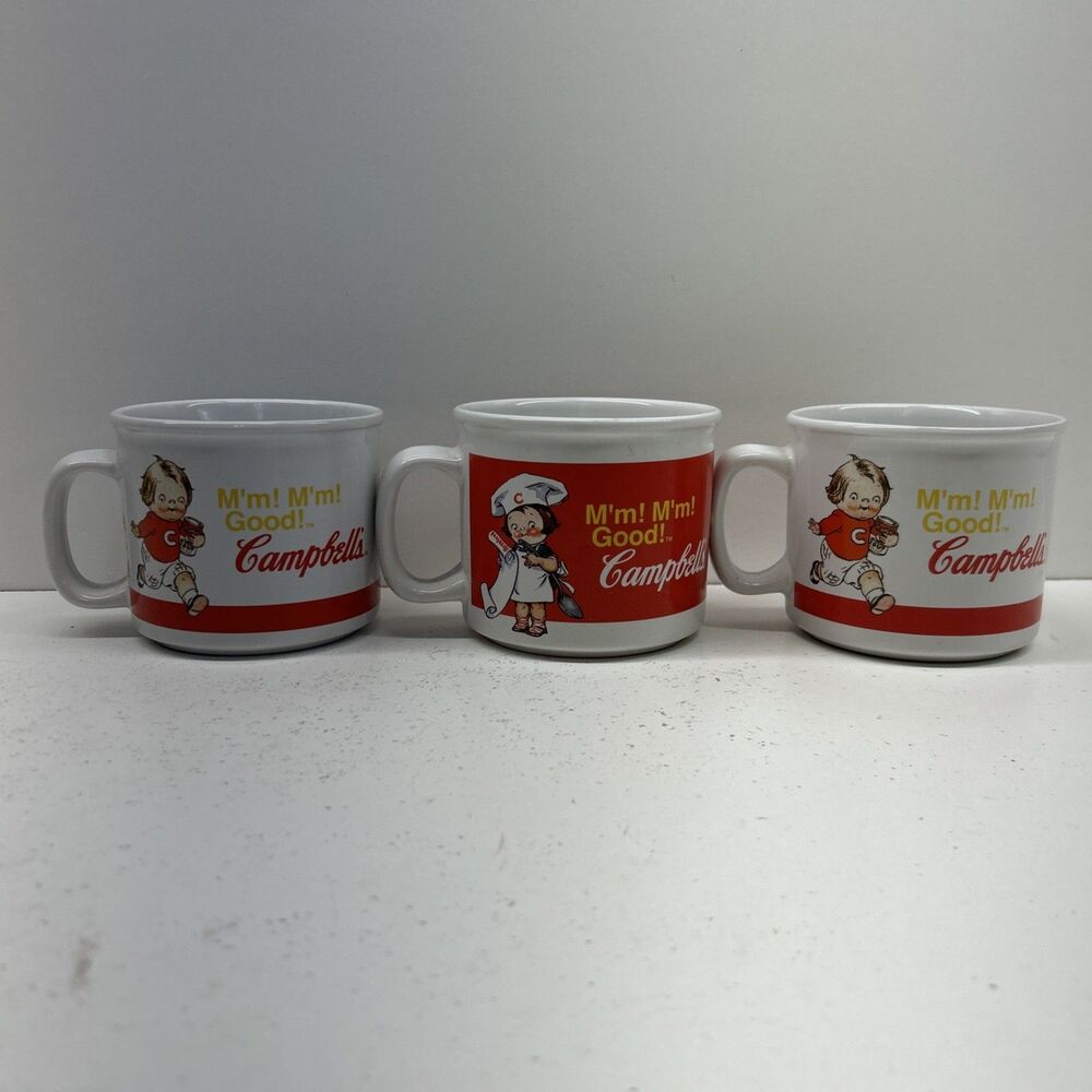Campbell’s Soup Mug Bundle‎ - Lot Of 3 Vintage 2004